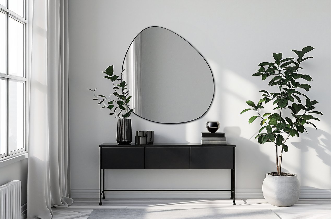 Зеркало настенное Эгиль Black