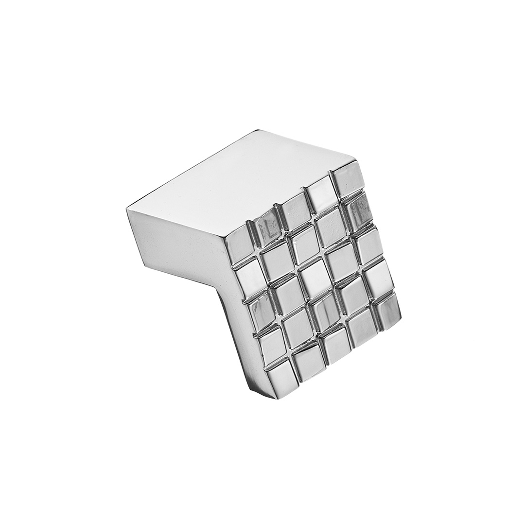 RK-019 Ручка-кнопка, Д23 Ш22 В20, хром