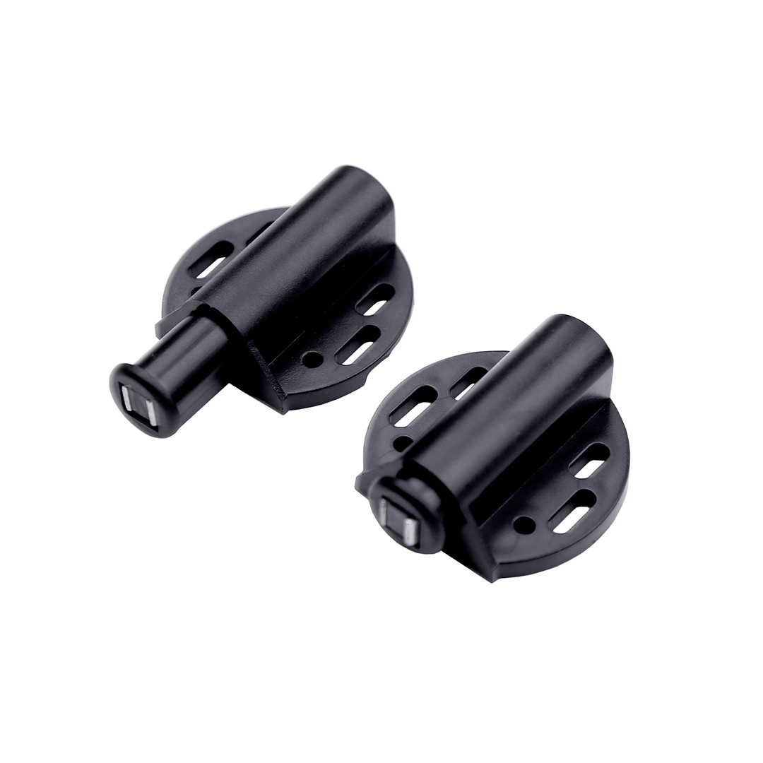 027390 Магнитный держатель для стеклянного фасада, комплект из 2 шт, черный MARLOK