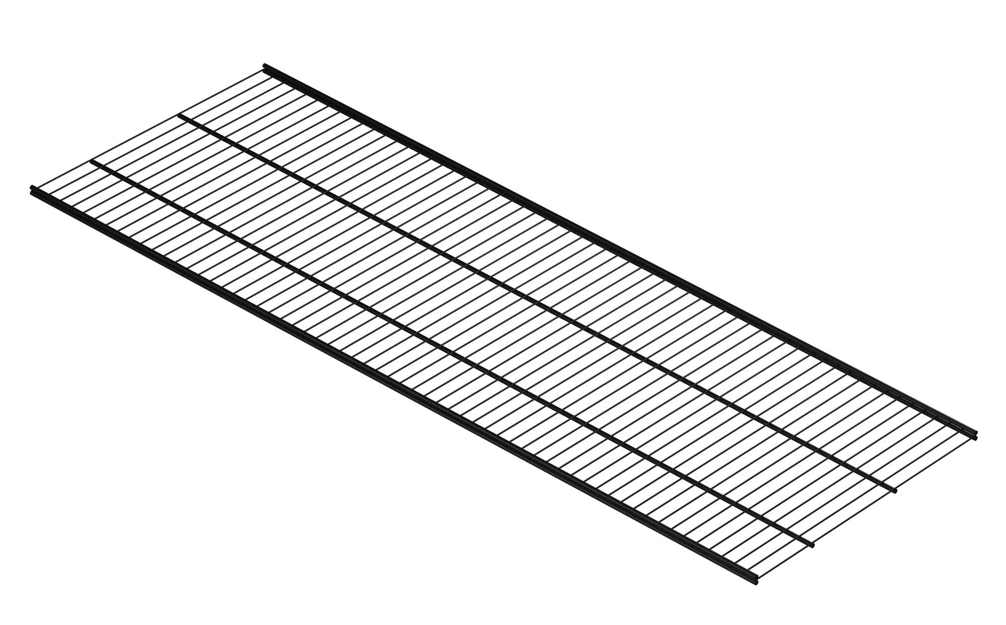 L99124BL Сеточная полка 1203х406мм черная