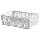 221313321-03 Корзинка универсальная Linden 4,3л, 290х190х95мм светло-серый