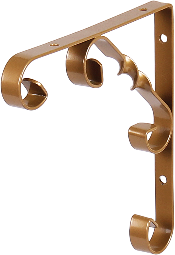 L7406GO Кронштейн орнаментал 150мм ЗОЛОТОЙ