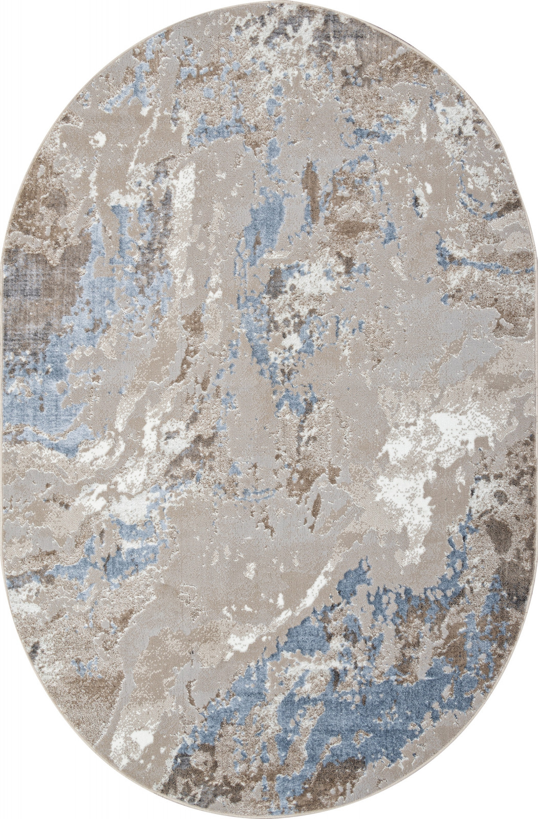 GP-00105142 Ковер PARADIZE ALPIN 00085A, 2х2,9, OVAL, L.BLUE-BEIGE
