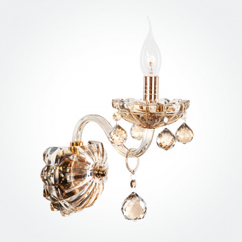 Бра Diamond золото/хрусталь E14, 1x60W(5м2)1****