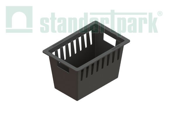 8379-М Корзина PolyMax Basic для дождеприемника пластиковая 242x157x156