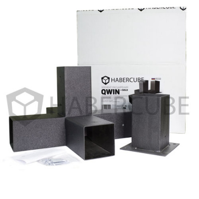 НФ-00000014 Комплект HABERCUBE QWIN (qwin - 1 шт.,solo - 1 шт., шуруп 4,5х50мм - 24 шт.)