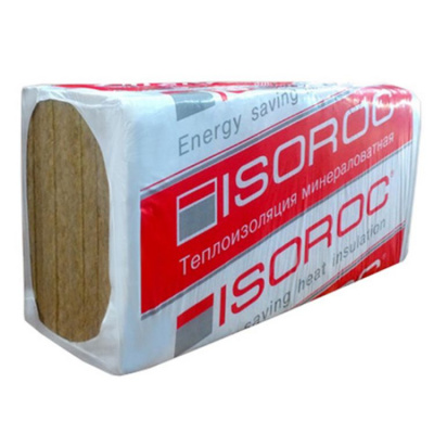 59118 Плита минераловатная Изорок Изолайт 50 1000х600х50мм (4,8м2)