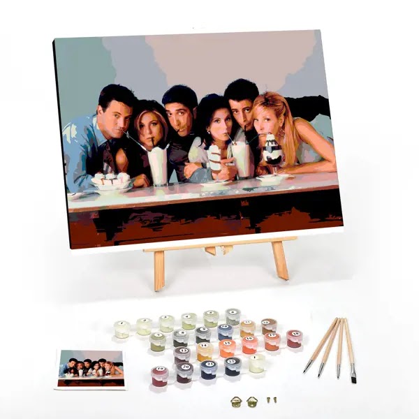 Lp14-057 Картина по номерам Друзья 40х50 см.