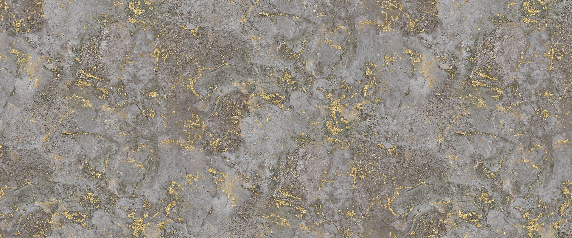 989737 Обои флизелиновые LETO, фон серо-зелёный 1,06х10.05м