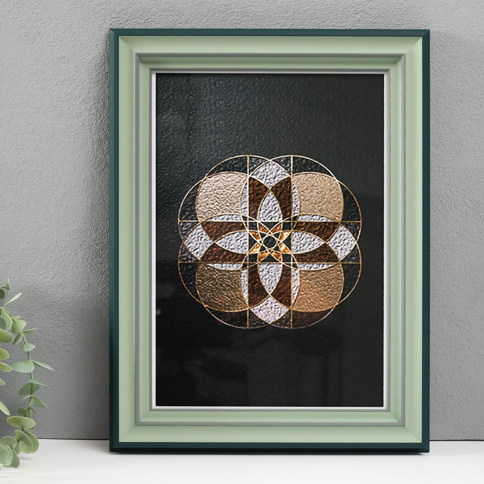 10175427 Фоторамка Анте 27х36 см цвет зелёный