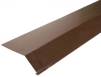 Планка карнизная 100х65х0,45мм 2,5м Шоколад RAL8017