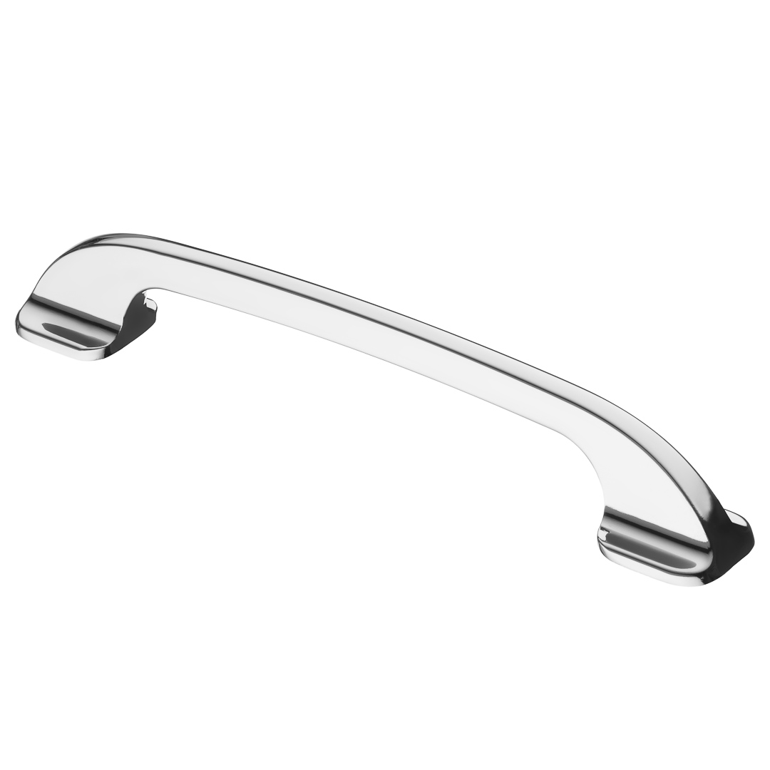 S-2470-128 Ручка-скоба, 128 мм, хром (168х20х30 мм)