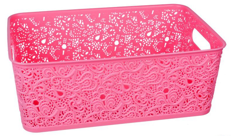 Т265-4 Корзина для хранения СКАЗКА 330х220х120 №4 розовый
