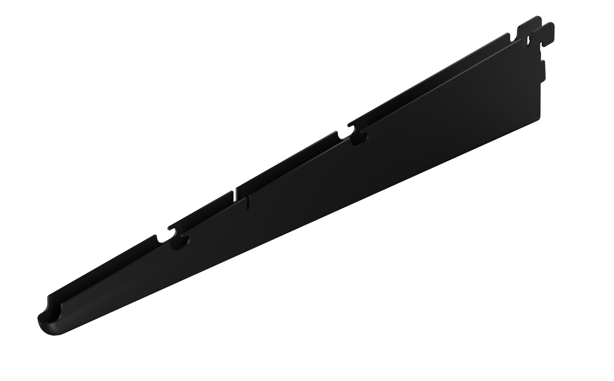 L9240BL Кронштейн для сеточных полок 406мм черный