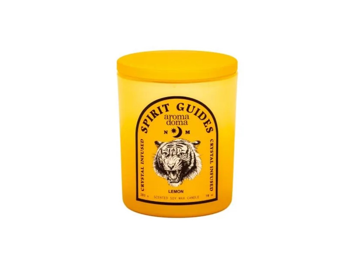 929144 Свеча North muse Spirit guides Лимонный сорбет 9х10,5см