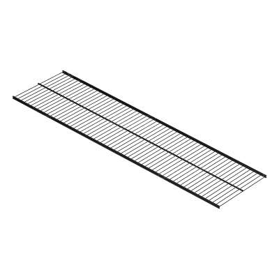 L99123BL Сеточная полка 1203x306мм черная