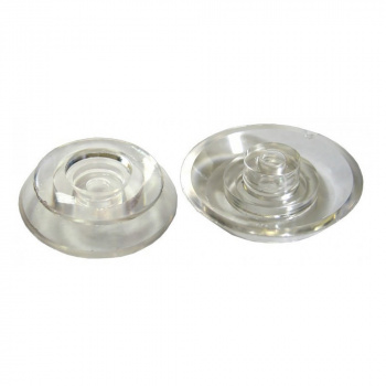 Шайба для поликарбоната "1" прозрачная с колпачком (15шт) - пакет