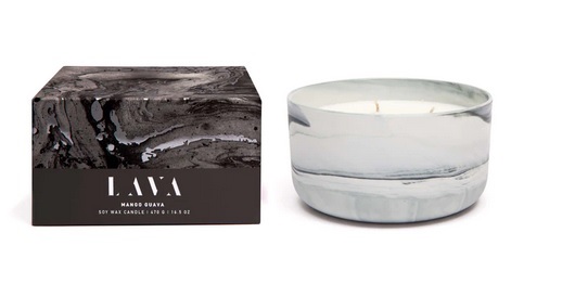 137495 Свеча Serenity Lava Манго и гуава 13х7см 3 фитиля