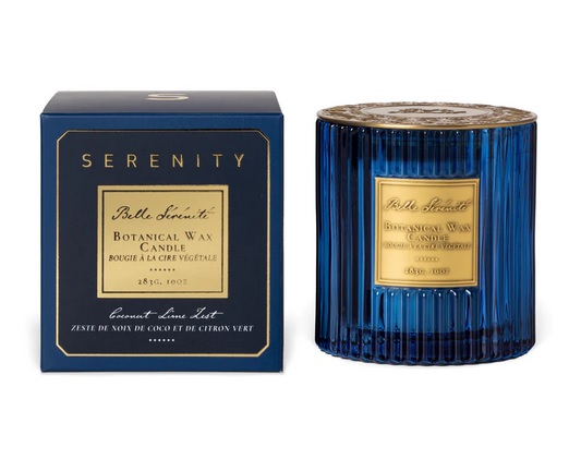 909542 Свеча Serenity Belle serenite Кокос и цедра лимона 9х9,5см 2 фитиля