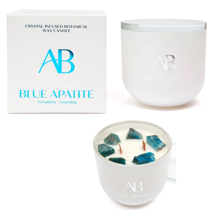 Свеча Aroma Botanical Голубой апатит