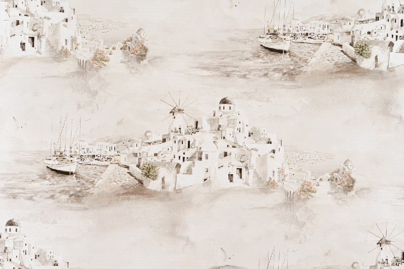 10878-05 Обои флизелиновые Марина мотив бежевый 1,06×10м