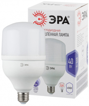 Лампа светодиодная ЭРА POWER  LED T120-40W-6500-E27/E40