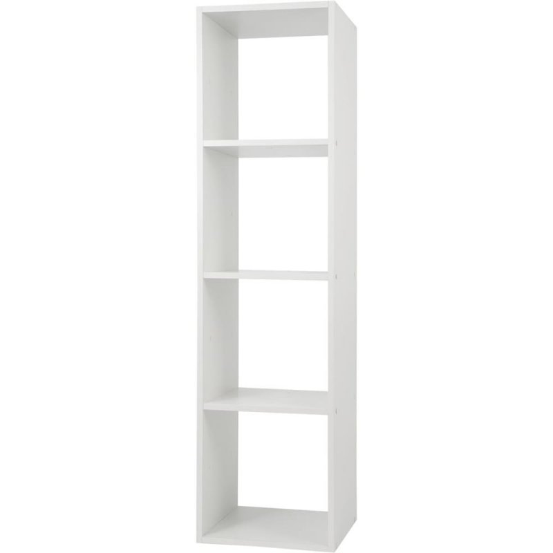 GP-00074837 Стеллаж cosmo (4 секций) 36х32х139 белый