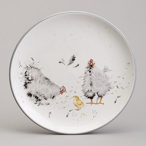 ТАРЕЛКА ЗАКУСОЧНАЯ LEFARD FUNNY HENS 21*2,5СМ