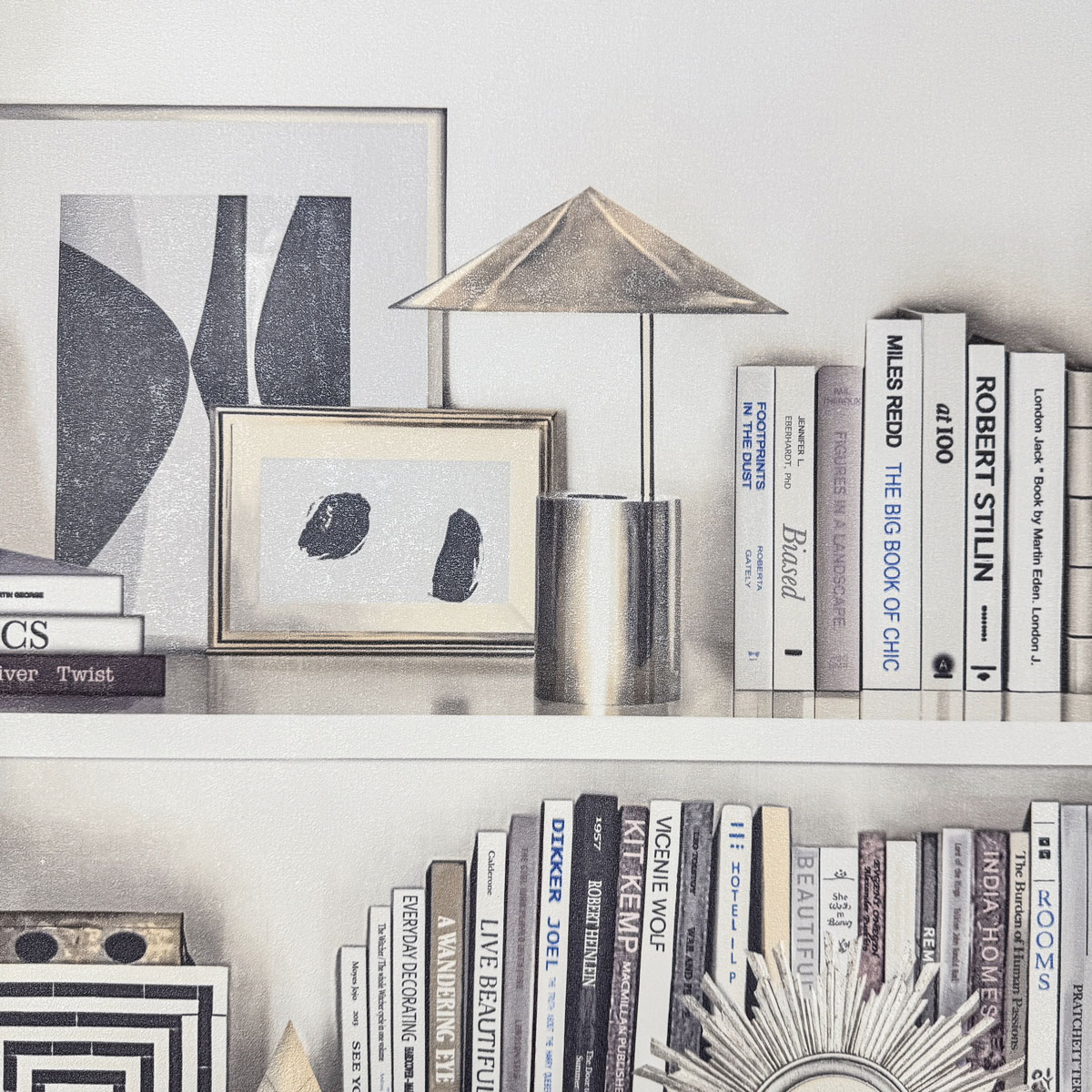 6059-17 Обои флизелиновые Decor, мотив светло-серый 1,06x10,05м