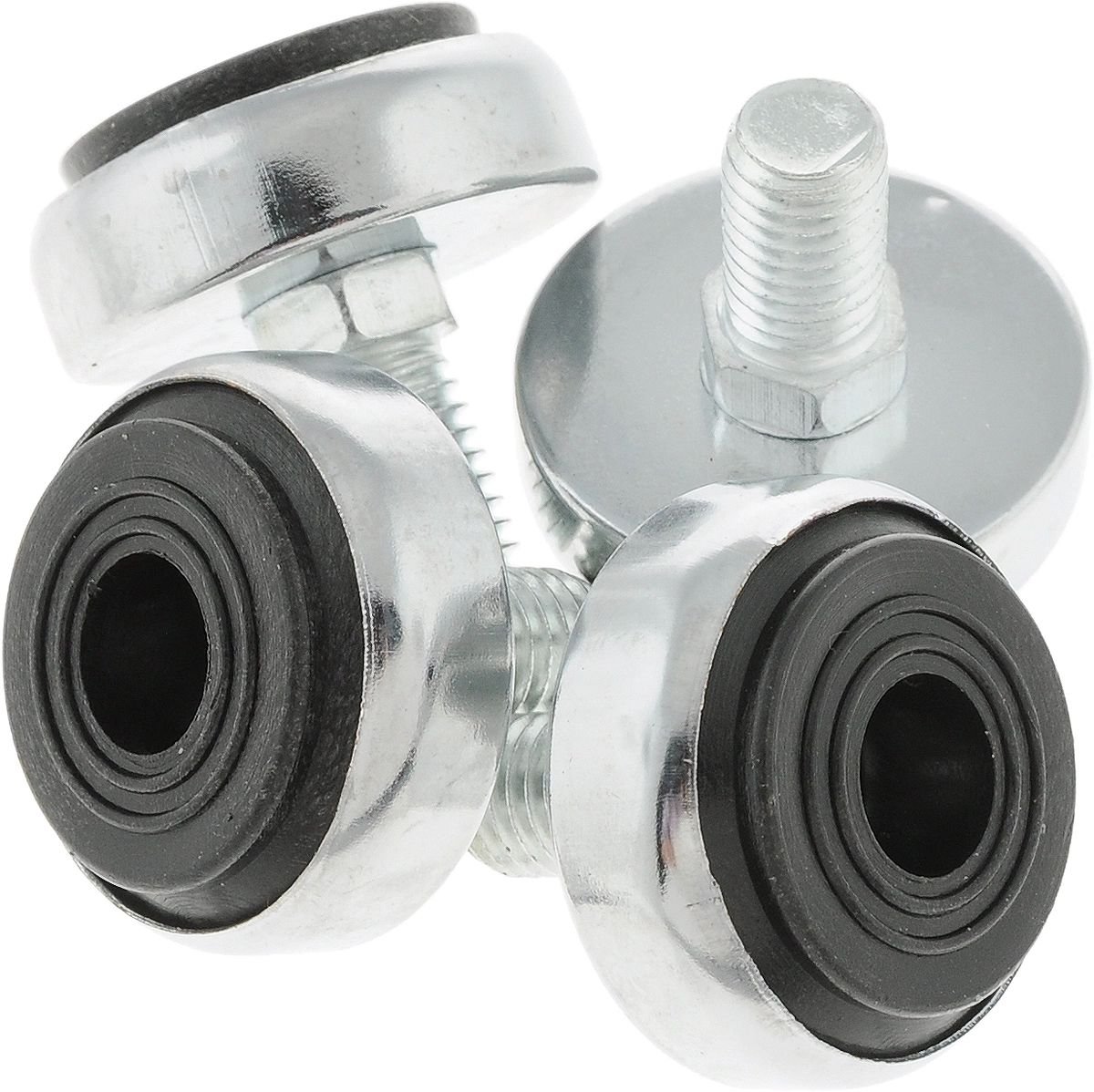 127441 Ножка металлическая с резьбой М10, хром (4 шт) Tech-Krep