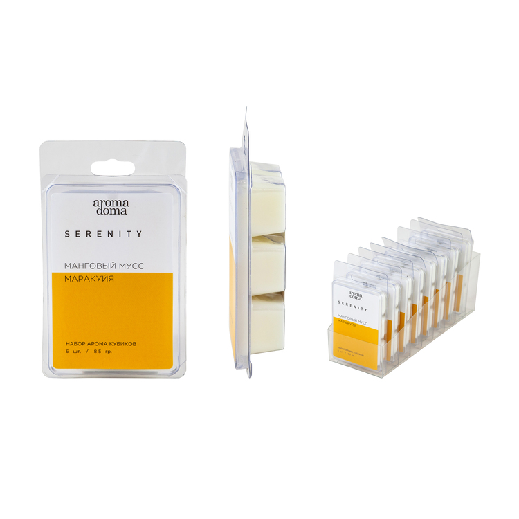 Кубики ароматические  Манговый мусс и маракуйя 6шт,