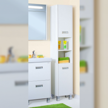 Пенал напольный "Палермо 34" с корзиной (Ш338хГ320хВ2000)