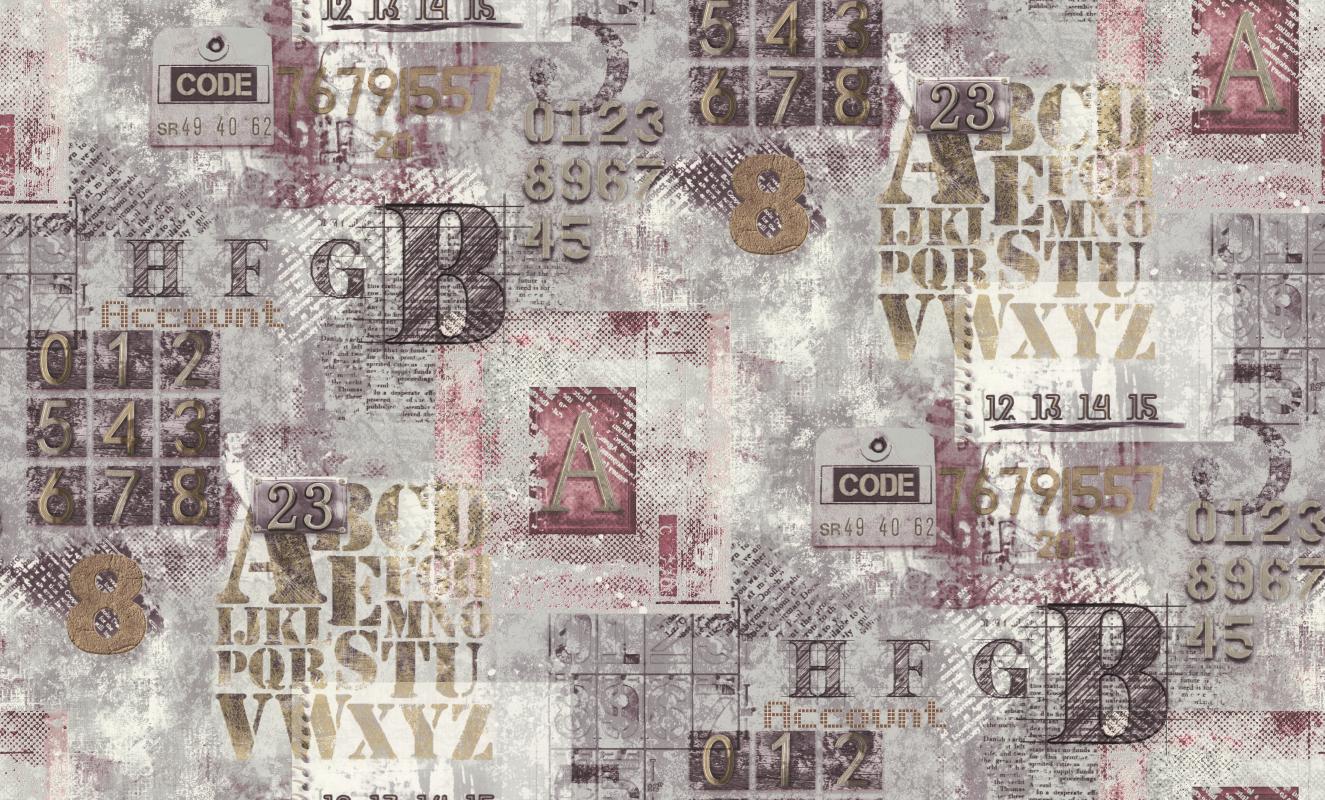 VV71920-44 Обои флизелиновые Аккаунт мотив черный 1,06х10,05м