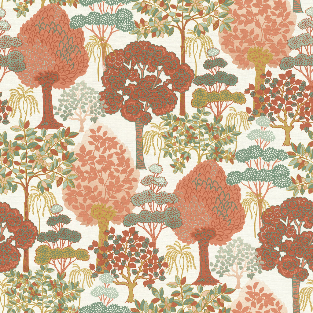 692518 Обои флизелиновые Rhapsody, мотив красный 0,53х10м