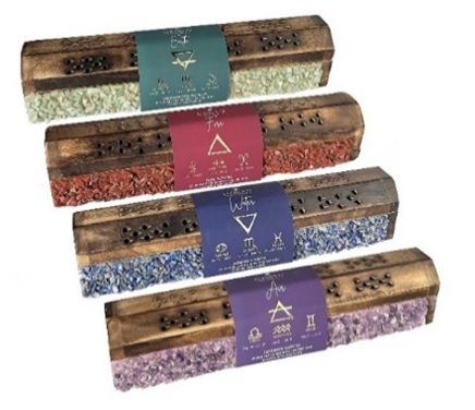 661066 Благовония ELEMENTс подставкой-коробкой 10шт.