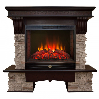 Каминокомплект ROCKLAND АО FS25/25'5 + EVRICA 25.5 цвет Коричневый