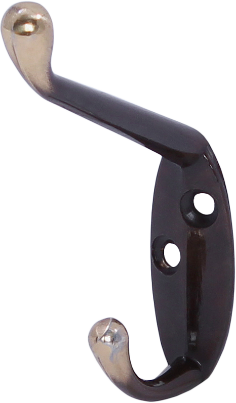 LK0401AB Крючок для пальто и шапки, легкий, антик латунь