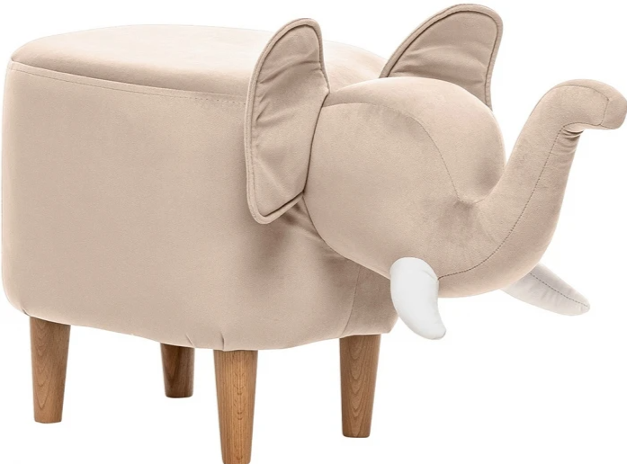 2500000189937 Пуф Leset Slon COMBI Слон (ткань V18V01) цвет бежевый