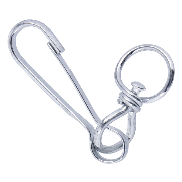 7-0012760 Карабин с вертлюгом №2  30мм тип 125 ТА-V (3шт) - пакет Э