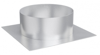 Плоское основание ТДПО D125 295х295 оцинкованная сталь ERA