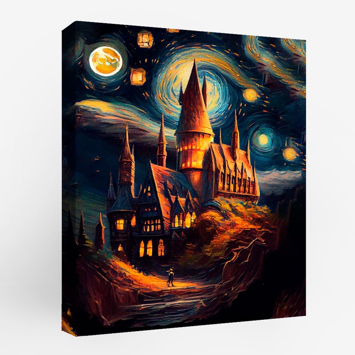 kt45-14206 Картина Школа Хогвартс 40х50 см.