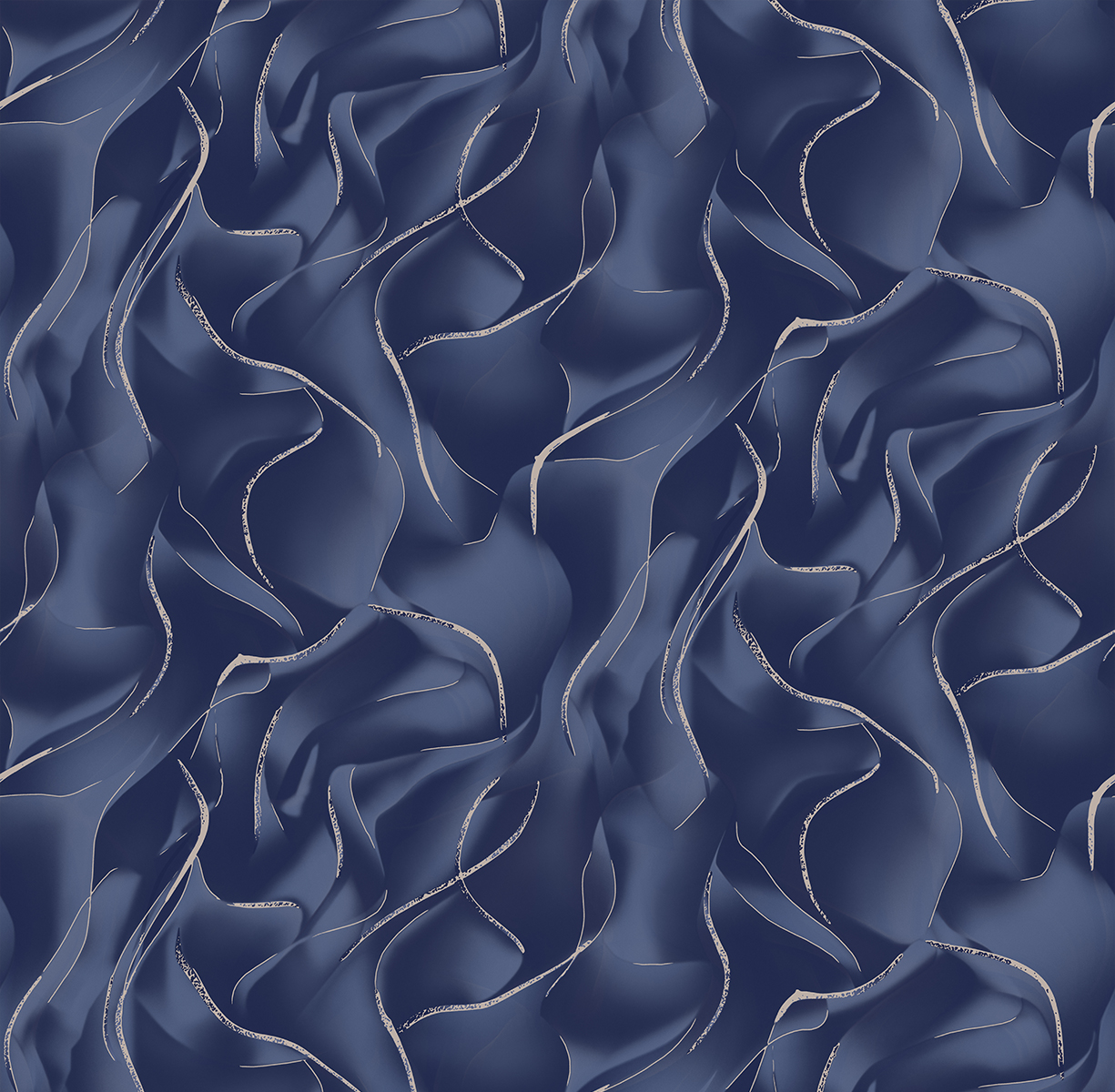 285429 Обои флизелиновые Glamour, мотив синий 1,06х10м