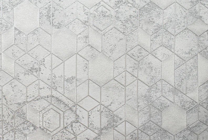 98151 Обои флизелиновые Crystal, мотив св-серый 1,06х10м