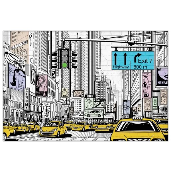 Lm115-13266 Картина Биг сити лайф 110х70 см.