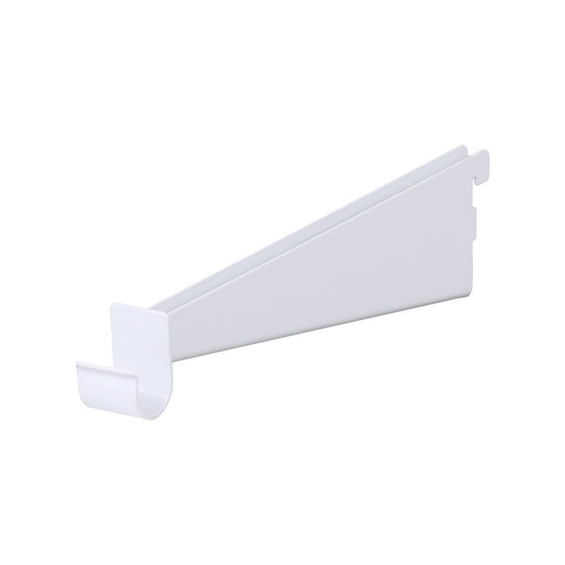 L9231WH Кронштейн с держателем под штангу, белый 291х72х30мм