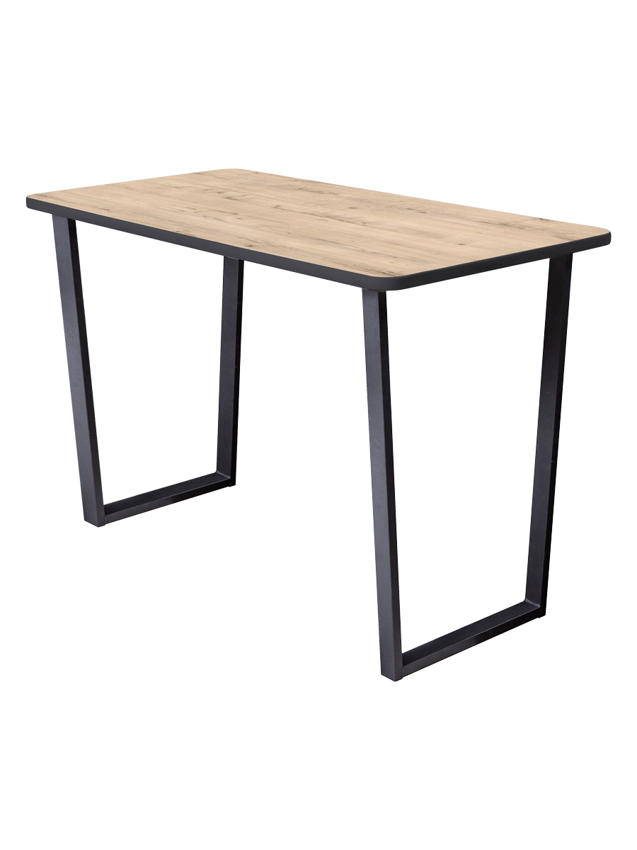 792615021 Стол ЛОФТ LAKSI черный матовый-дуб ирландский