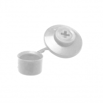 яШайба кровельная бесцветная с колпачком (30 шт) -пакет