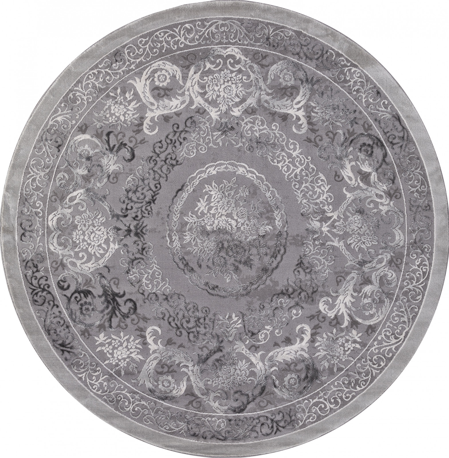 GP-00104821 Ковер ARMINA KARMEN HALI 03760A, 2,4х2,4, DAIRE, GREY-GREY