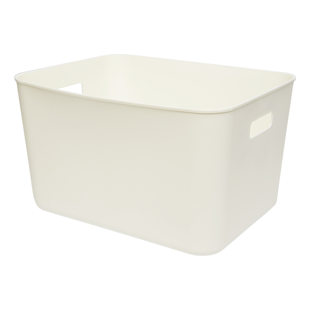 Jiu-4 Корзина пластиковая для хранения Юки, Д350 Ш270 В200, белый