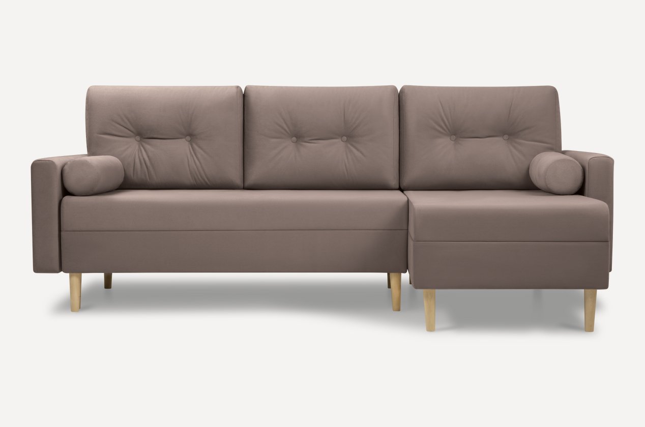 GP-00097348 Диван угловой Нумо Velvet Latte цвет латте